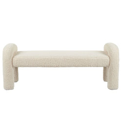 Amalfi Mia Bench Off White 150x53.5x55.5cm