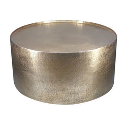 Amalfi Mesima Coffee Table Antique Gold 87x87x40cm