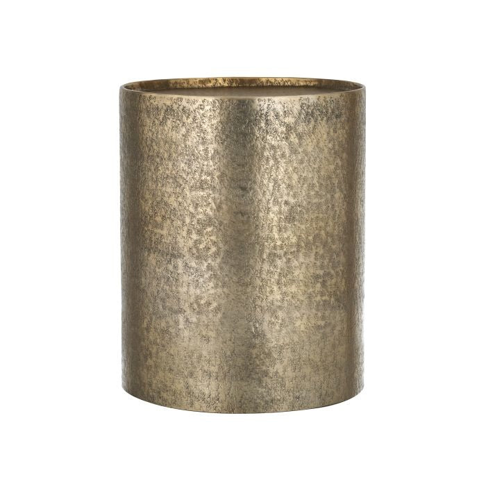 Amalfi Mesima Side Table Antique Gold 38x38x47cm