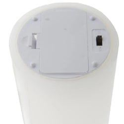 Emporium Small Pillar LED Candles 2pcs Set White 7.5x7.5x7.5cm