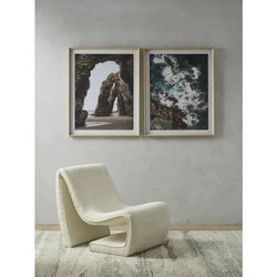 Amalfi Rock Pool Photography Wall Art Multi-Coloured 80x4x100cm