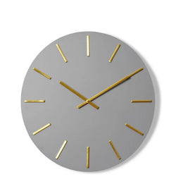 Maddo x Wall Clock Grey/Gold 50 x 4 x 50cm