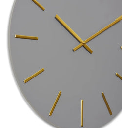 Maddo x Wall Clock Grey/Gold 50 x 4 x 50cm