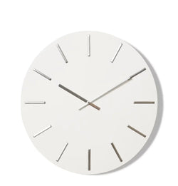 Maddo x Wall Clock White/Silver 50x4x50cm