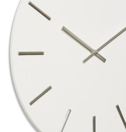 Maddo x Wall Clock White/Silver 50x4x50cm