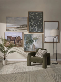 Amalfi Mia Armchair Green 90.5x81x75cm