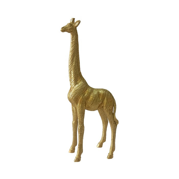 Meyer Gold Resin Giraffe Sml W15.2X D8.3X H37cm