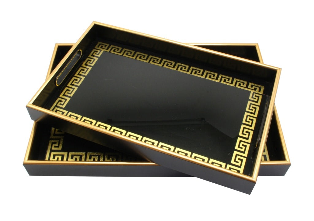 Tray-Grecian Key (Set of 2)45cm