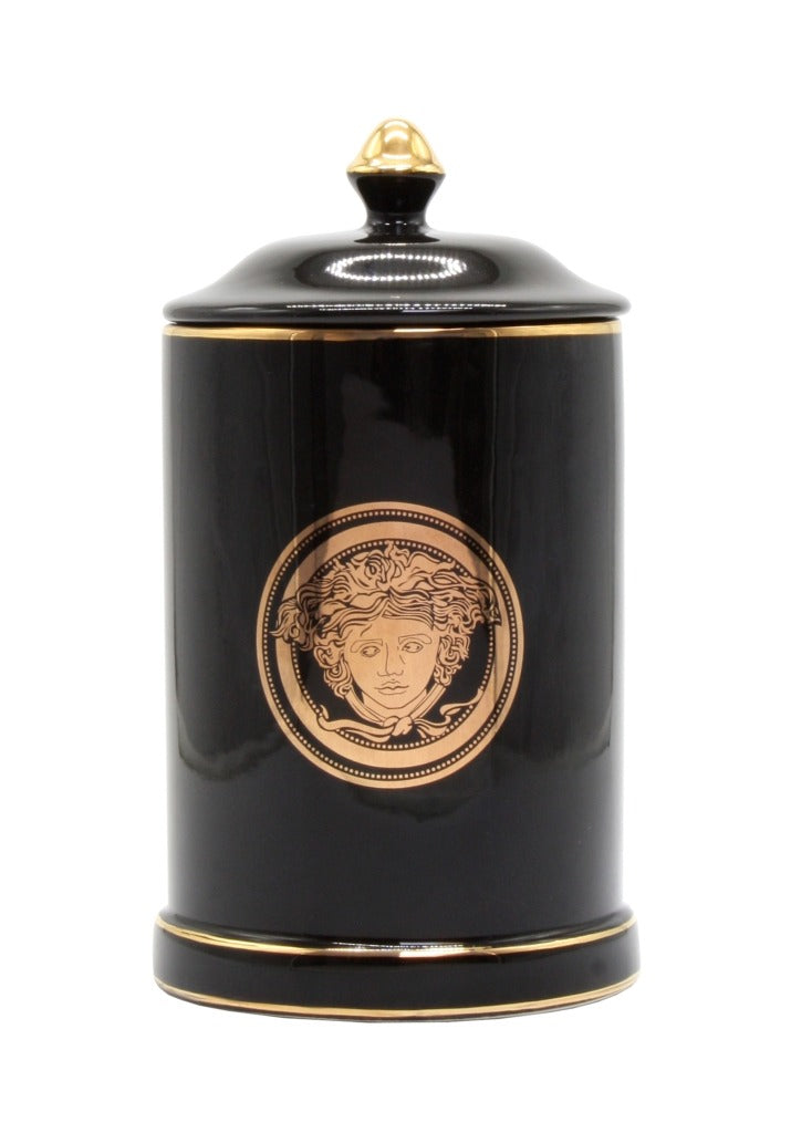 Canister-Medusa-Black 23cm