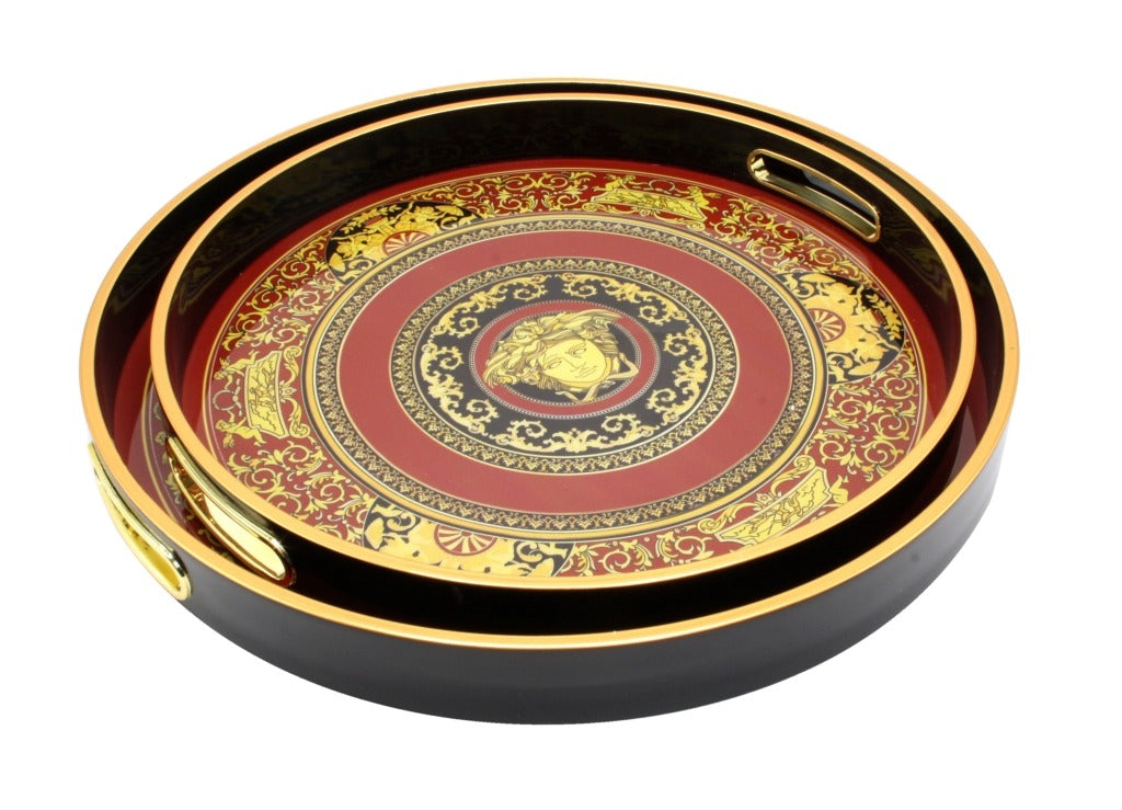 Tray-Medusa-Red(set of 2) 40cm