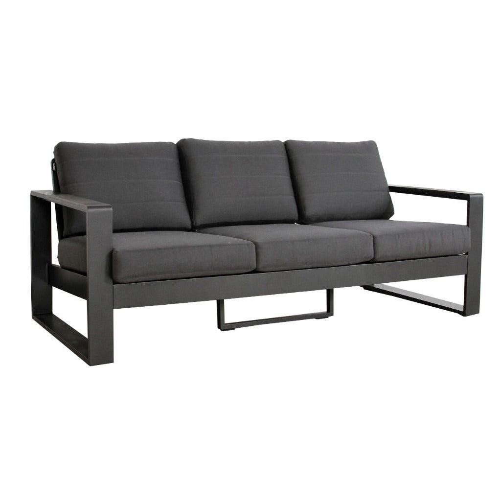 Maderia Outdoor 4pc Lounge Set-Charcoal