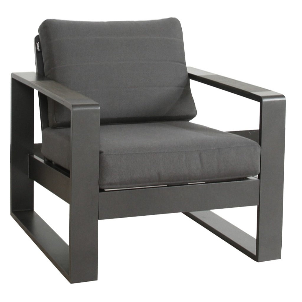 Maderia Outdoor 4pc Lounge Set-Charcoal