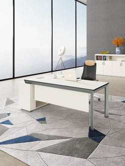 Nova Executive Desk 1.6m -White & Grey