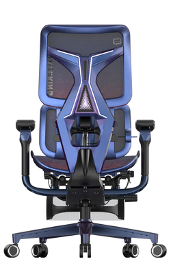 Back view of a Xallking X3Pro ergonomic gaming chair in Australia on a transparent background