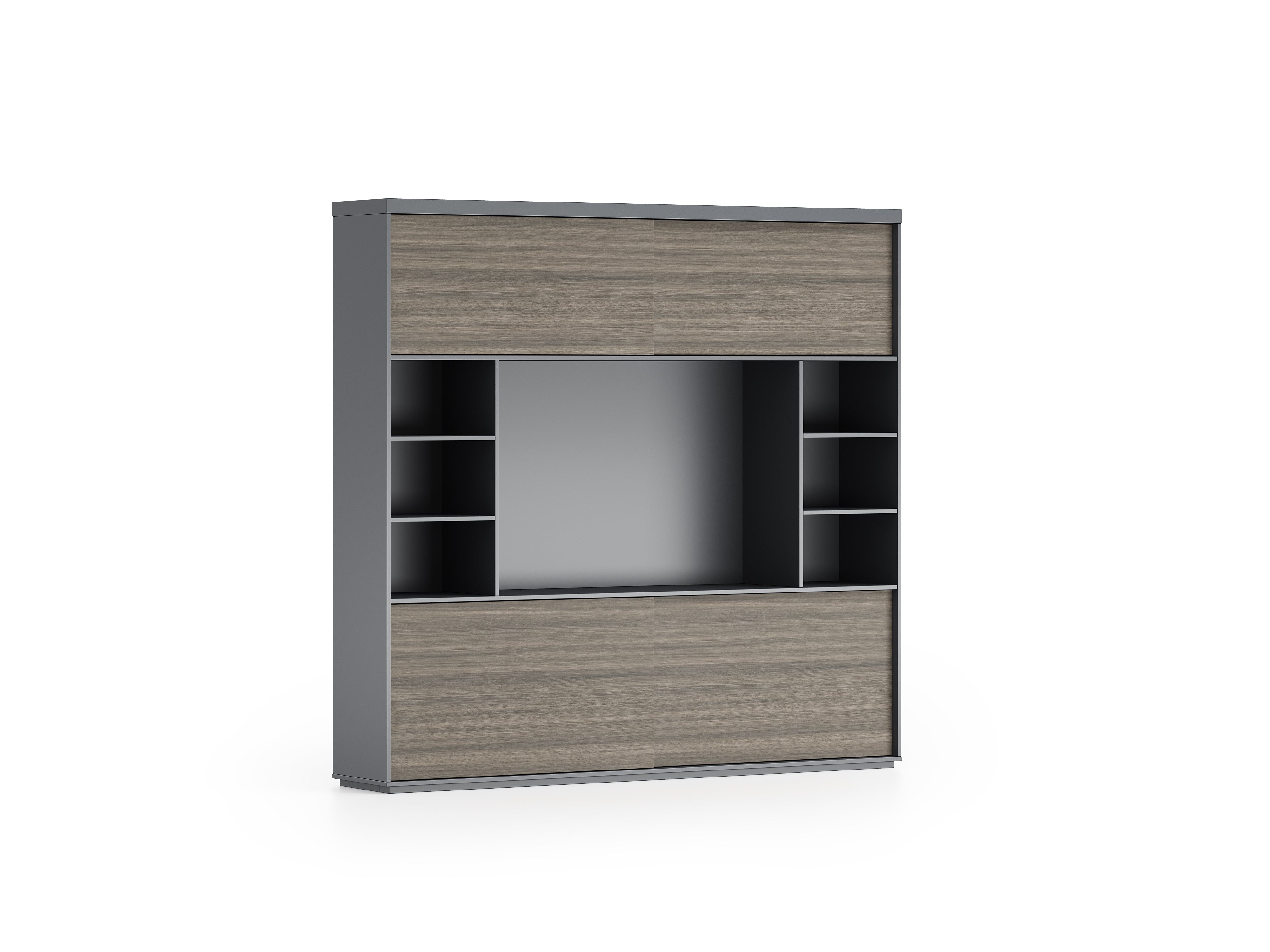 Professor File Cabinet 2.08m – Wooden Grain Finish