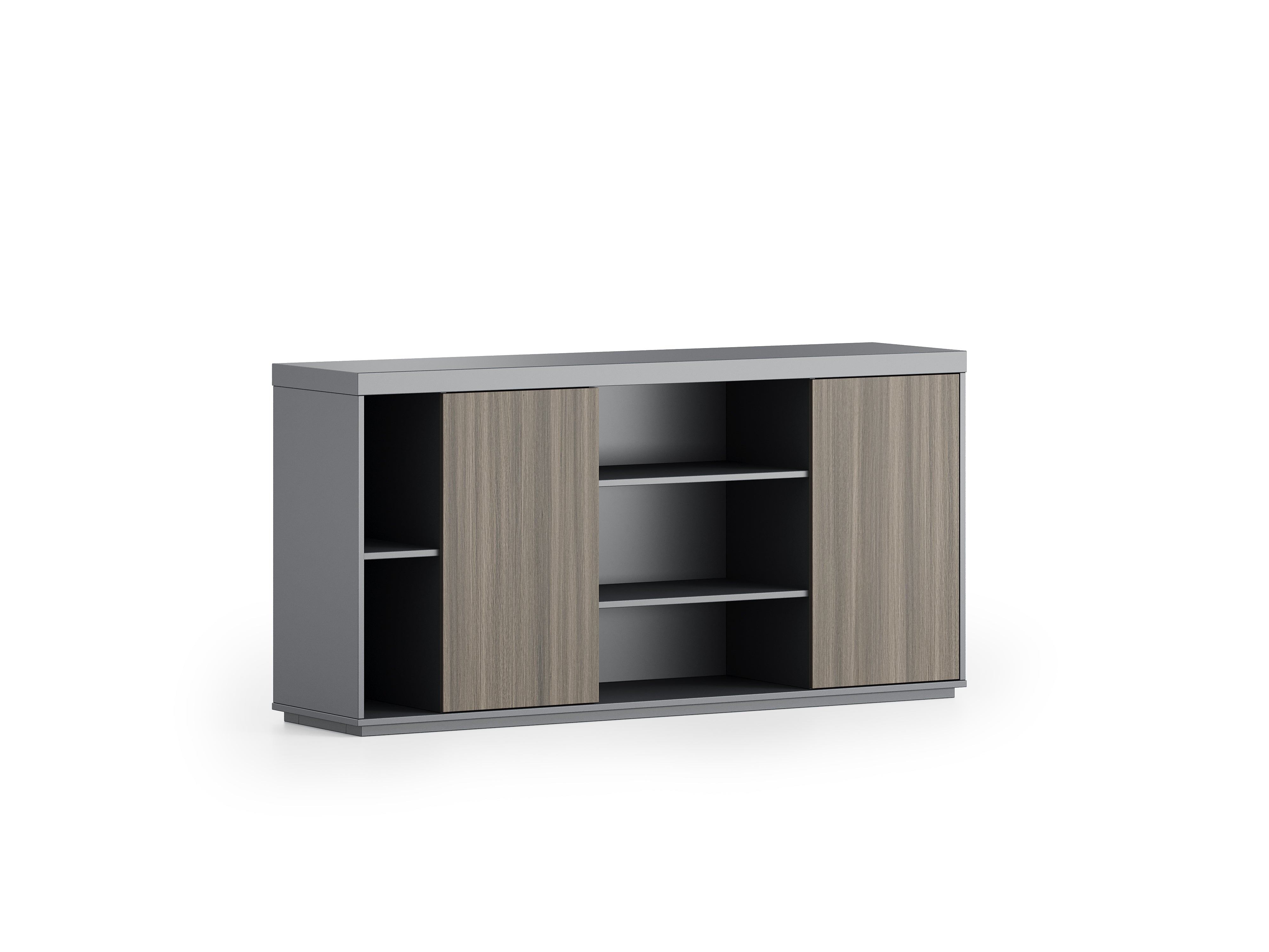 Professor Credenza 1.6m – Wooden Grain Finish