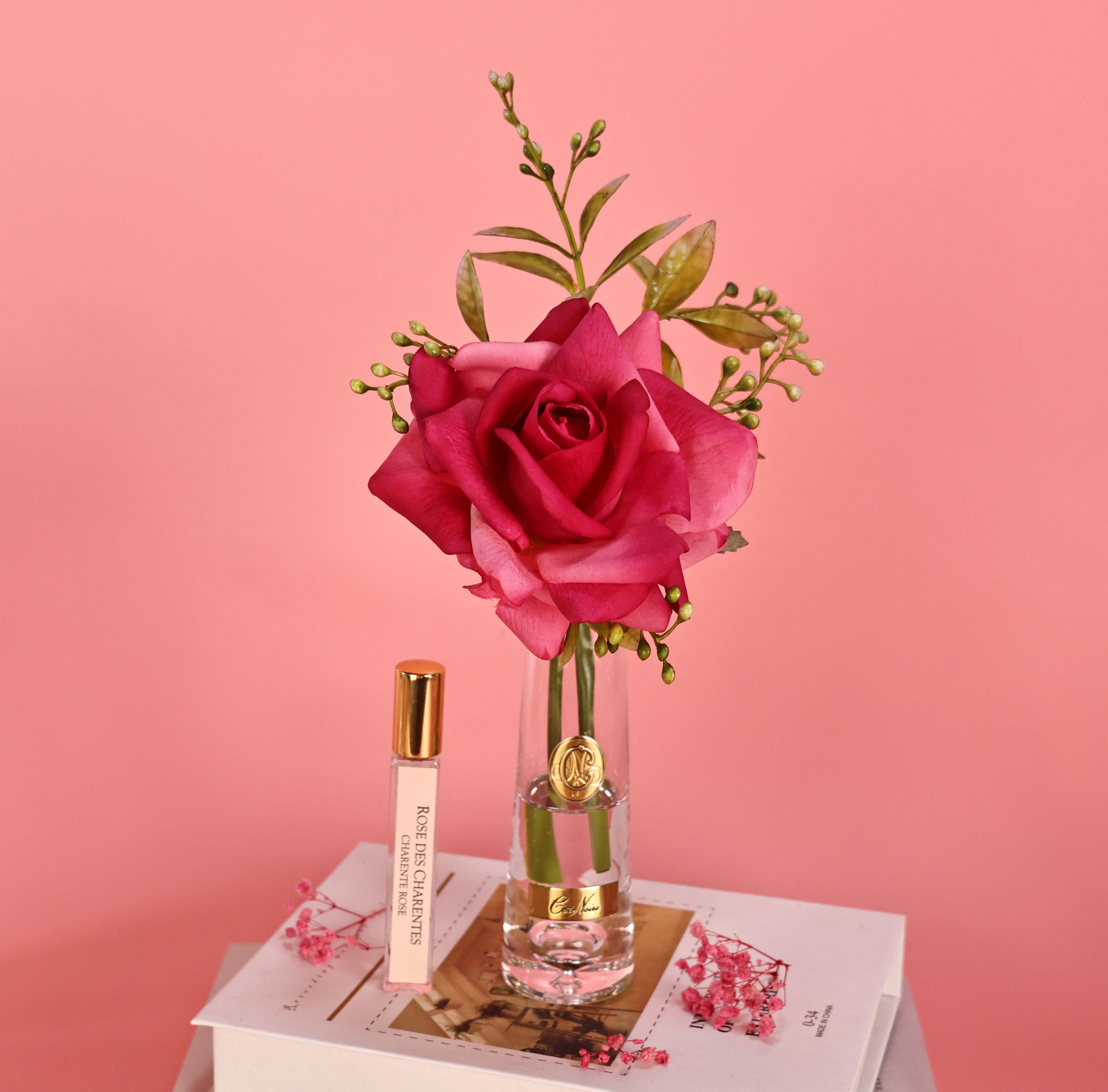 Cote Noire Summer Rose - Magenta - Gold Badge - SRG07