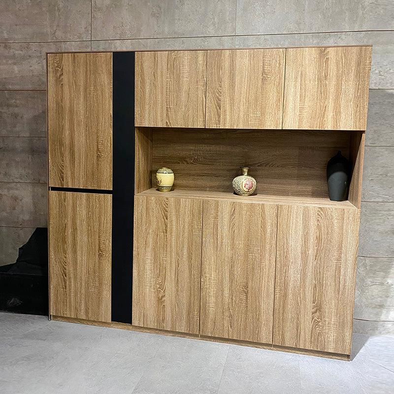 ADRIANO Display Unit 218cm - Light Brown - Furniture Castle