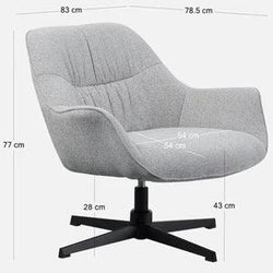 Airy Lounge Chair - Spec Grey - Furniture Castle