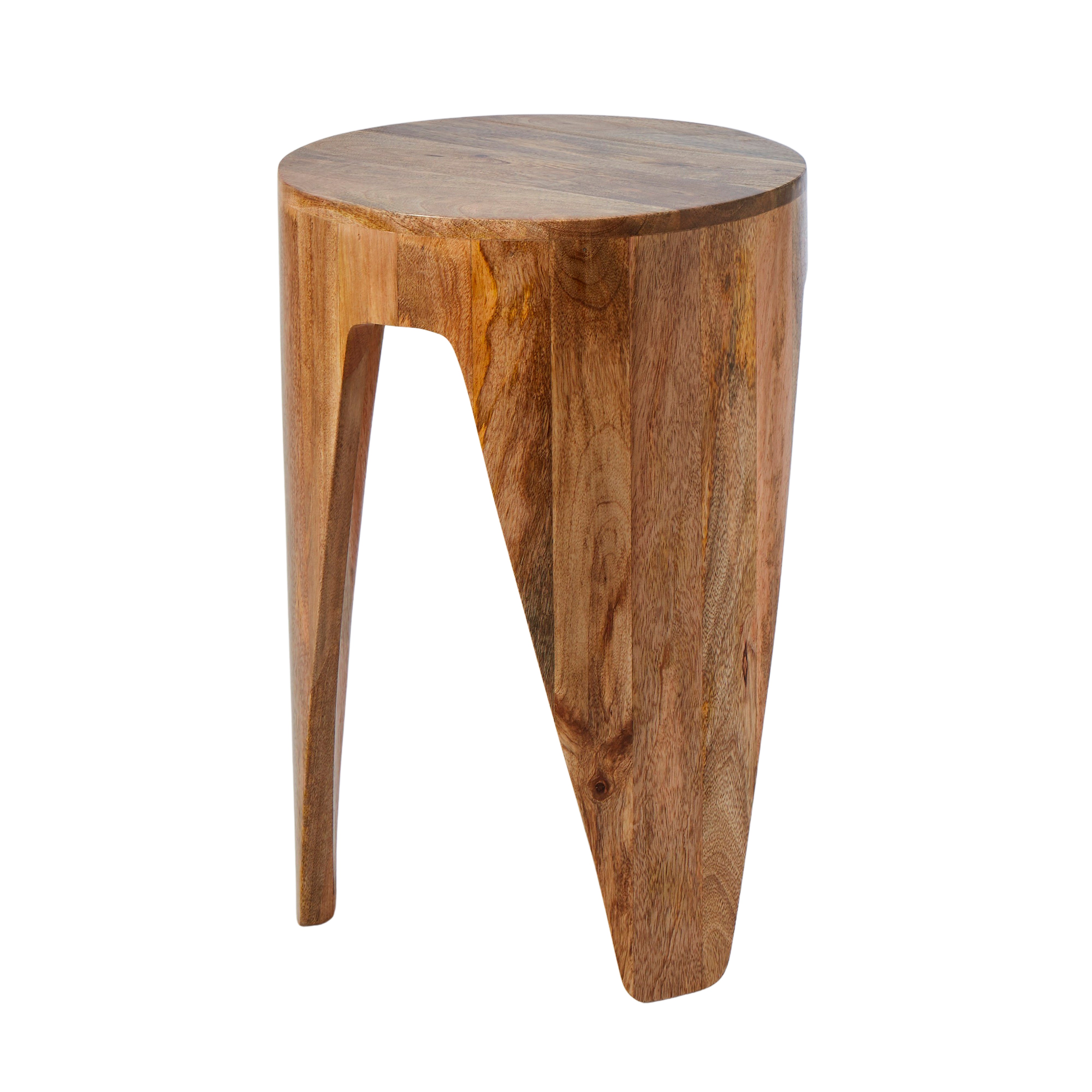 Woodlove Scissor Leg Side Table Natural 36X36X53cm
