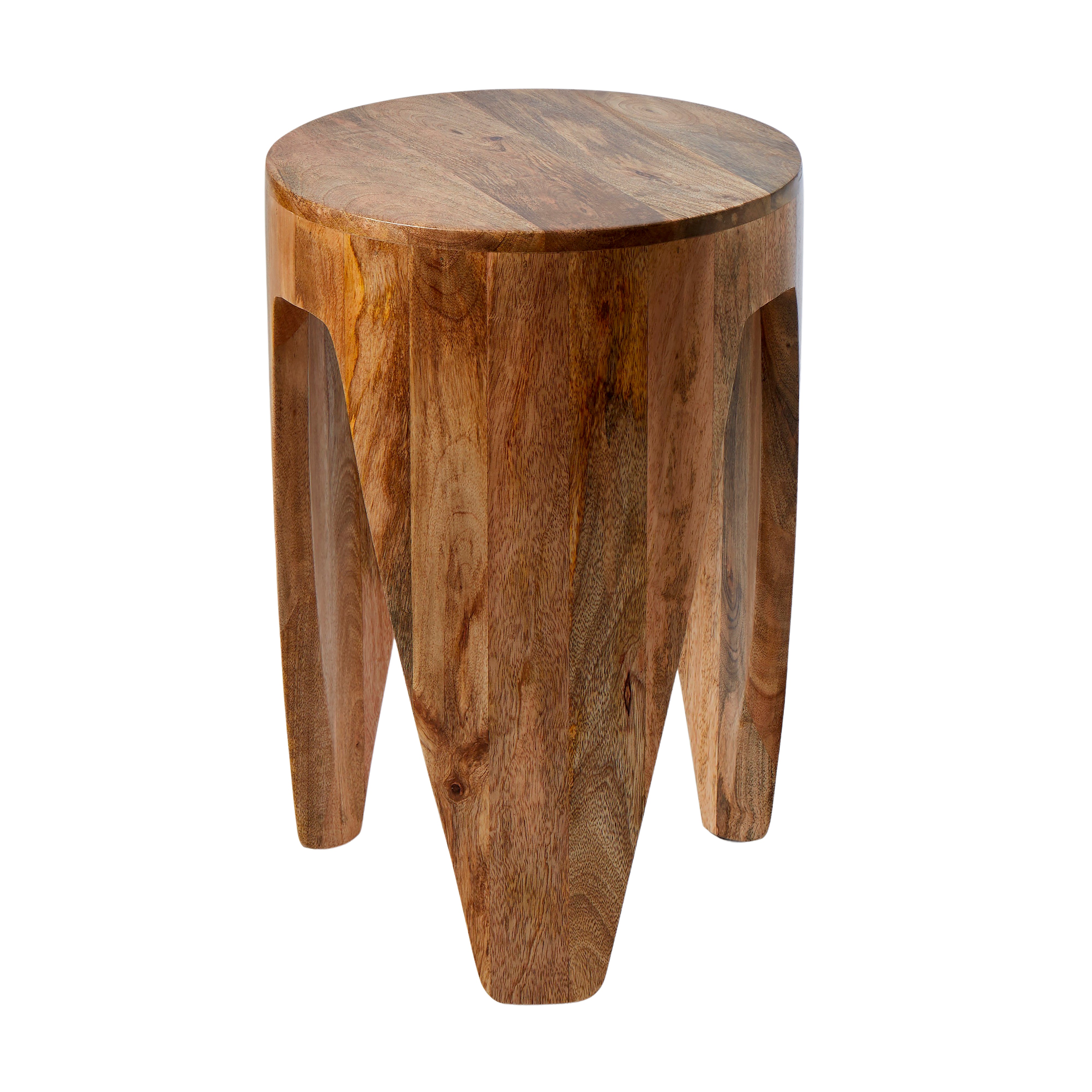 Woodlove Scissor Leg Side Table Natural 36X36X53cm