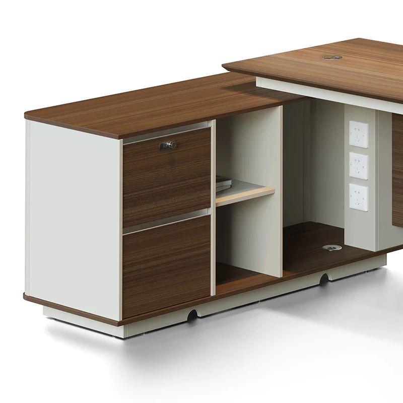 Anderson Executive Desk 1.6M Reversible - Australian Gold Oak - Furniture Castle