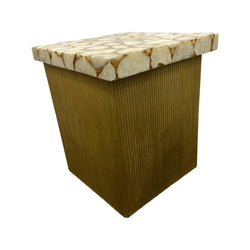 Angel Semi Precious Stone On Top & Flutted - Furniture Castle
