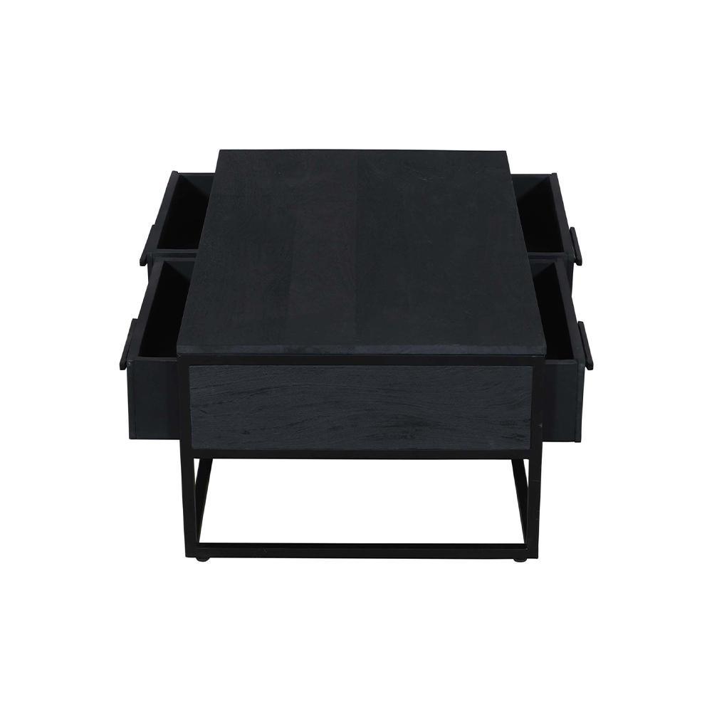 Antonio Coffee Table Black - L100 X W60 X H40 - Furniture Castle