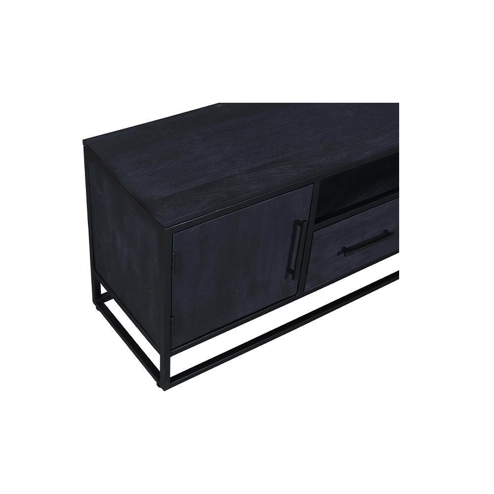 Antonio Tvc Black - L175 X W40 X H55 - Furniture Castle
