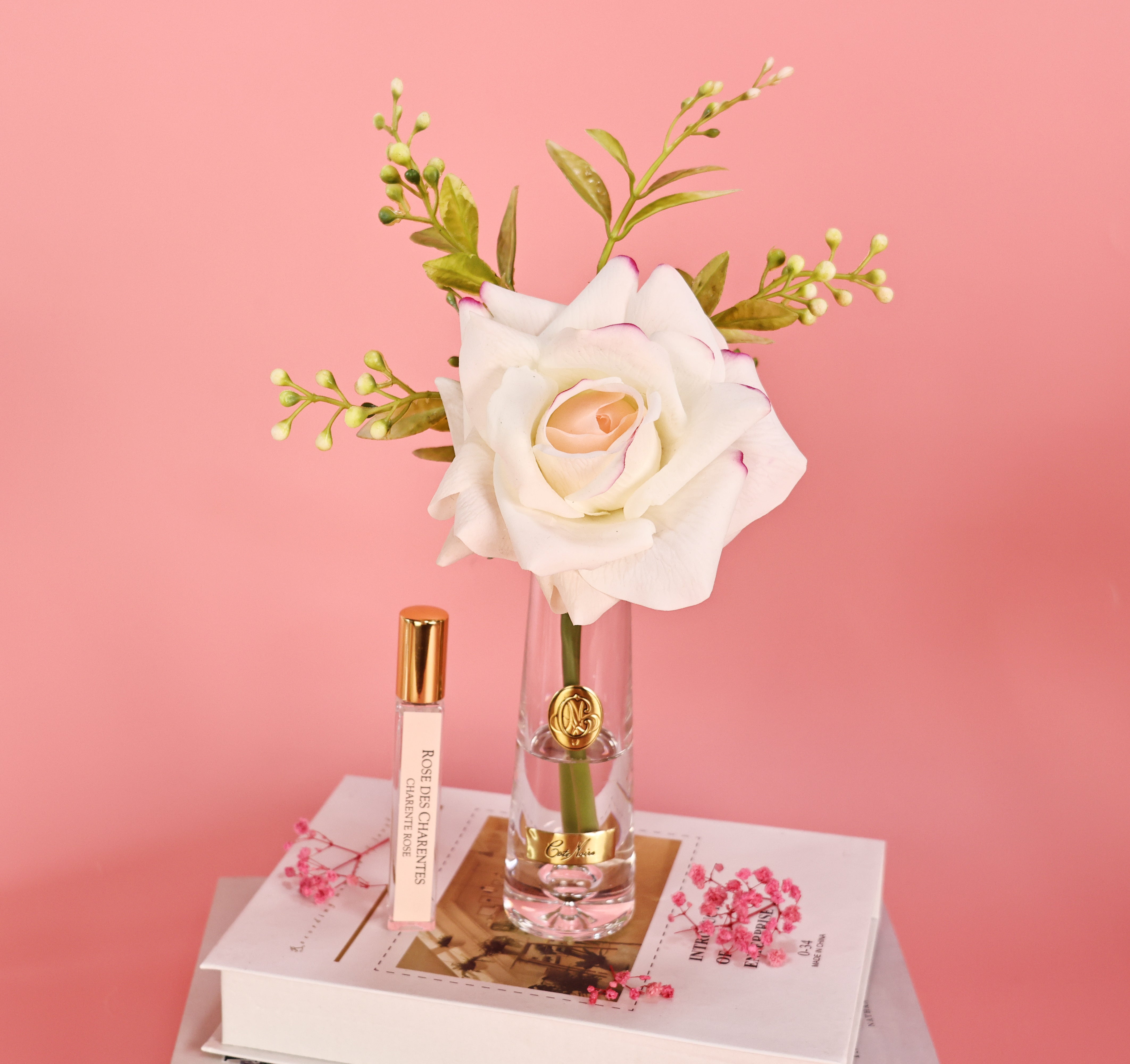 Cote Noire Summer Rose - Pink Blush - Gold Badge - SRG02