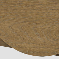 Blockie Twin Drawers 1.4m Console Table - Dusty Oak - Furniture Castle
