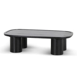 Brody 1.4m Coffee Table - Full Black - Furniture Castle