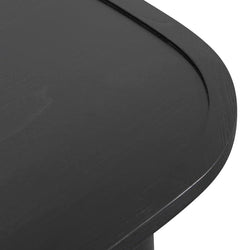 Brody 1.4m Coffee Table - Full Black - Furniture Castle