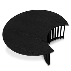 Bruce Cut-Out Set Of Tables - Black - Furniture Castle