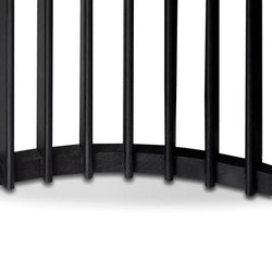 Bruce Cut-Out Set Of Tables - Black - Furniture Castle