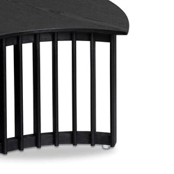 Bruce Cut-Out Set Of Tables - Black - Furniture Castle