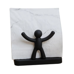 Buddy Napkin Holder Black - Furniture Castle