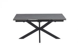 Castlin Extension Dining Table Bulgarian Grey Ceramic - Furniture Castle
