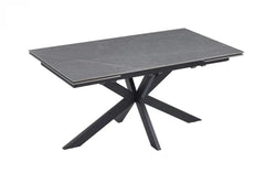 Castlin Extension Dining Table Bulgarian Grey Ceramic - Furniture Castle