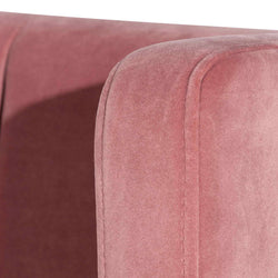CBD6279-MI King Bed Frame - Blush Peach Velvet - Furniture Castle