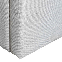 CBD6359-YO Fabric Single Bed Frame - Pearl Grey with Storage - Furniture Castle