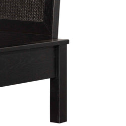 CBD6464-CU Wooden Queen Sized Bed Frame - Black - Furniture Castle