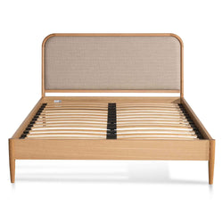 CBD6498-VN-BD005-VN Queen Sized Bed - Beige - Furniture Castle