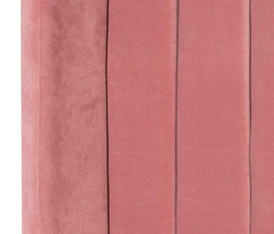 CBD6588-MI Queen Sized Bed Frame - Blush Peach Velvet - Furniture Castle