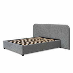CBD6589-MI King Bed Frame - Flint Grey - Furniture Castle