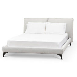 CBD6636-YO Fabric Queen Bed - Pearl Grey - Furniture Castle
