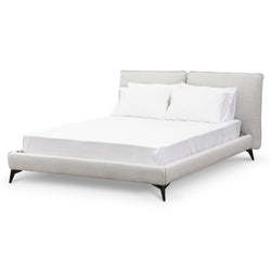 CBD6636-YO Fabric Queen Bed - Pearl Grey - Furniture Castle