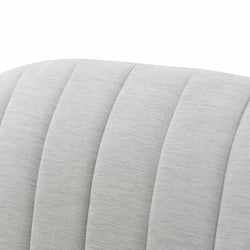 CBD6637-YO Fabric Queen Bed - Pearl Grey - Furniture Castle