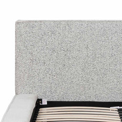 CBD6899-YO Queen Sized Bed Frame - Pepper Boucle - Furniture Castle