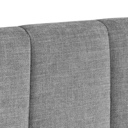 CBD6928-MI - Wide Base King Sized Bed Frame - Flint Grey - Furniture Castle